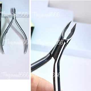 Kềm Cắt Da HG Bạc Bán Nguyệt Mũi 16 Không Gỉ - Dụng Cụ Cắt Tỉa Da Móng Tay Chân Chuyên Nghiệp