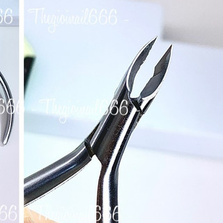 Kềm Cắt Da HG Bạc Bán Nguyệt Mũi 16 Không Gỉ - Dụng Cụ Cắt Tỉa Da Móng Tay Chân Chuyên Nghiệp
