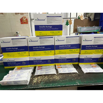 ❤️[Hộp 100 cái] Bơm kim tiêm tiểu đường insulin Promisemed 0.5ml 0.3ml 1ml -Bơm Tiêm thẩm mỹ Promisemed 0,5ml 0.3ml 1ml