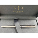 Bút bi, bút ký cao cấp mạ vàng Parker Sonnet, chất liệu kim loại, thân đen nhám, ngòi 1,0mm, có túi giấy quà tặng — ảnh 8