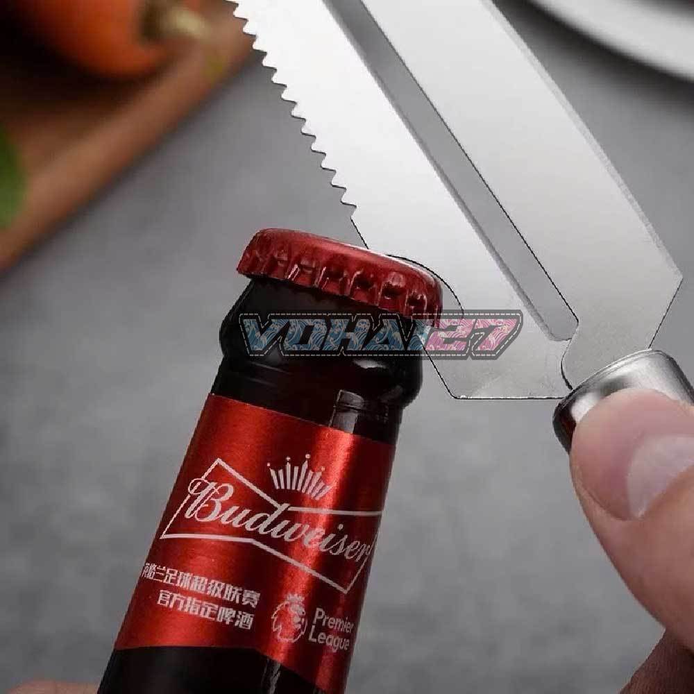 Dao bào cán inox, dao bào đa năng có khui bia - Dao bào inox có móc treo tiện lợi