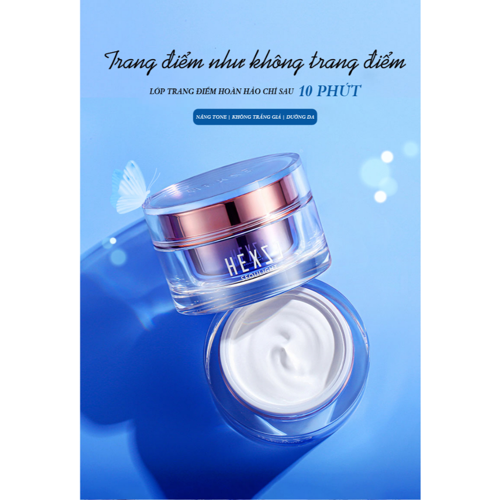 Kem Lazy nâng tone sáng da HEXZE 50ml