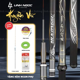Cần Câu Đài Huyền Vũ 5H - 28i Chuyên Rô Riếc Chép Chịu Tải Cao Bo Dòng Giữ Cá Tốt