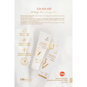 Sữa rửa mặt Daliv dưỡng ẩm, làm sáng da 120ML Panthenol (Provitamin B5)