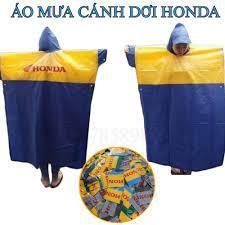 Áo mưa Honda cánh dơi 1 đầu nhiều màu sắc - Áo mưa che chắn tốt, bền dai đi xe máy, mô tô, xe đạp