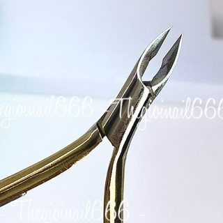 Kềm Cắt Da HG Vàng Bán Nguyệt Inox Không Gỉ Mũi Sắc Bén - Dụng Cụ Chăm Sóc Móng Tay Chân Chuyên Nghiệp