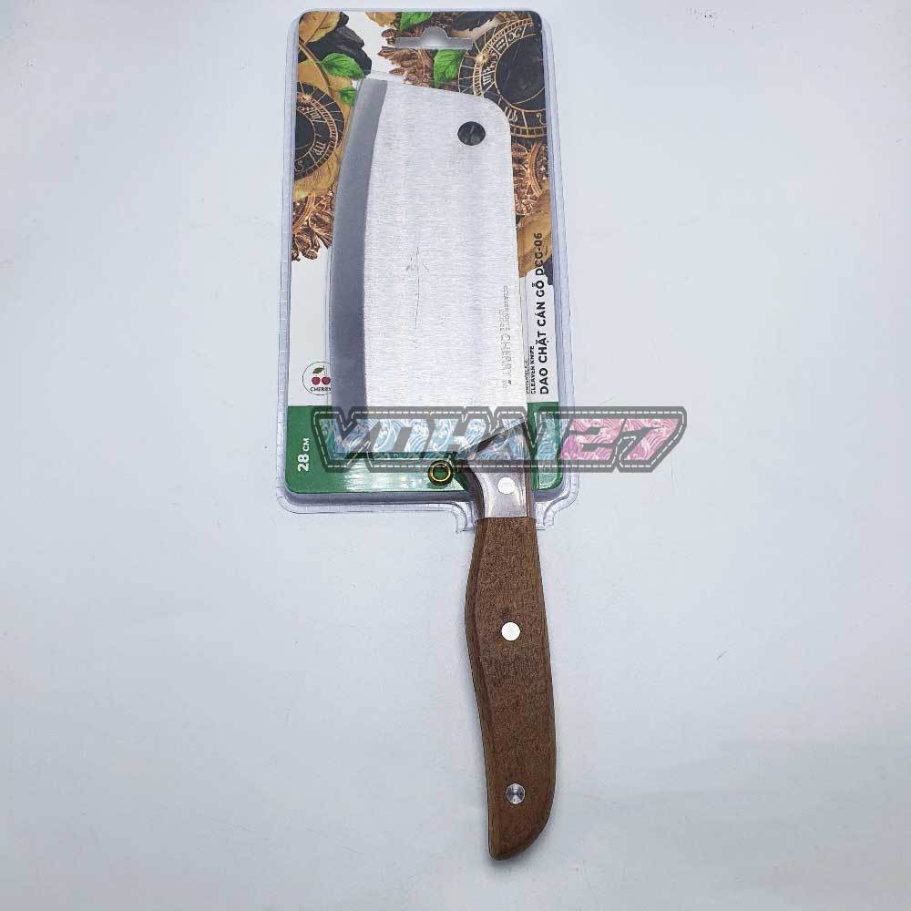 Dao nhà bếp Cherry - Dao thái cán gỗ lưỡi dao siêu bén