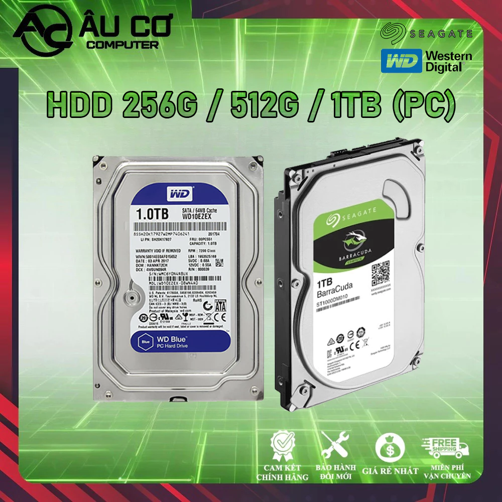 Ổ cứng HDD Seagate, WD PC