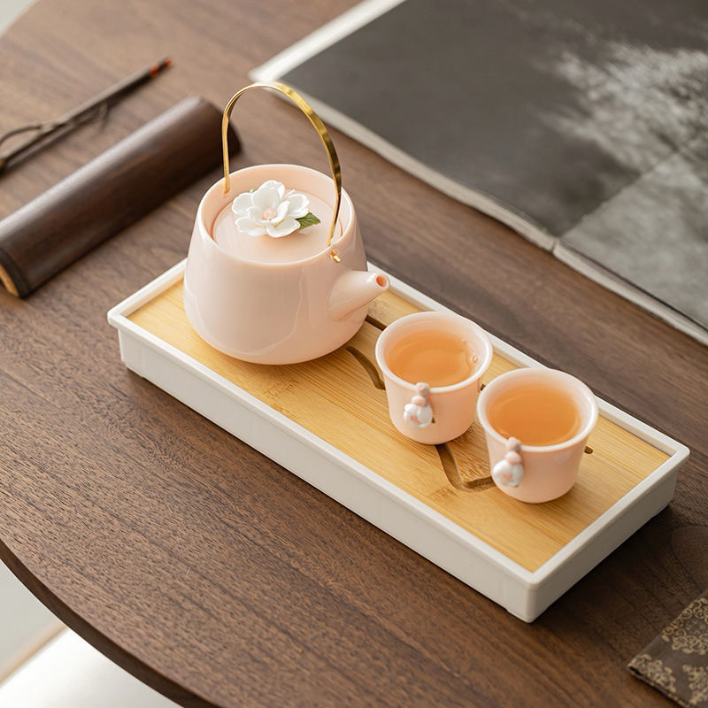 Set ấm trà kèm chén, khay đựng