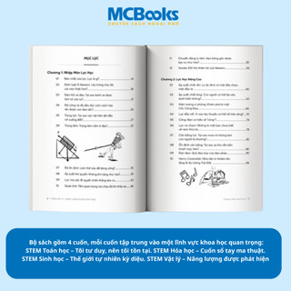 Sách - STEM Dành Cho Học Sinh - Phát Triển Tư Duy Logic, Khám Phá Khoa Học - MCBooks Chính Hãng