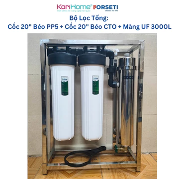 Máy Lọc Tổng Công Nghệ Siêu Lọc UF Công Suất Lớn, Nhỏ Gọn, Phù Hợp Lọc Chung Cư Căn Hộ Lắp Sẵn, Bộ Lọc Đầu Nguồn UF