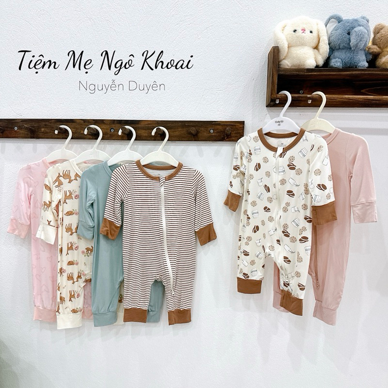 [MD199]3-24m BAMBOO Sleep vải sợi tre siêu mỏng và mềm mát cho bé