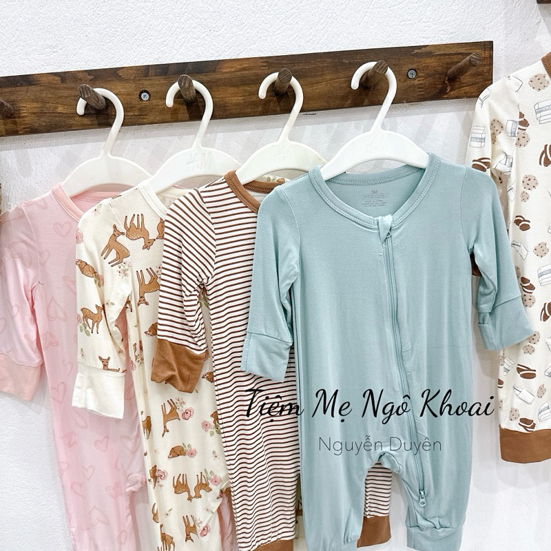 [MD199]3-24m BAMBOO Sleep vải sợi tre siêu mỏng và mềm mát cho bé