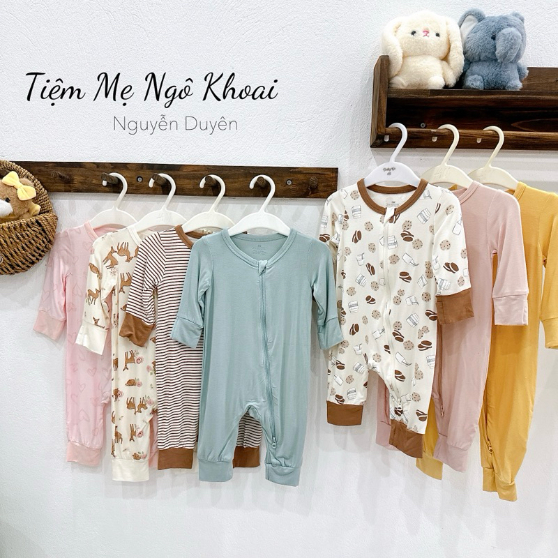 [MD199]3-24m BAMBOO Sleep vải sợi tre siêu mỏng và mềm mát cho bé