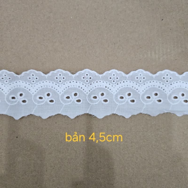 Trắng bản 4,5cm mã 2