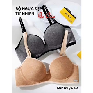 [TĂNG SIZE] Áo lót Nữ A 258 đệm mỏng massage nâng ngực chống xệ ôm vòng ngực tròn đẹp tự nhiên BC CHIC