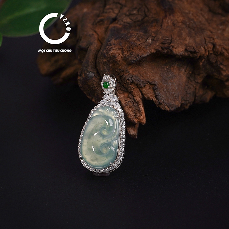 Mặt Dây Chuyền Như Ý Ngọc Phỉ Thúy Guatemala YZXQ - Mã D56A