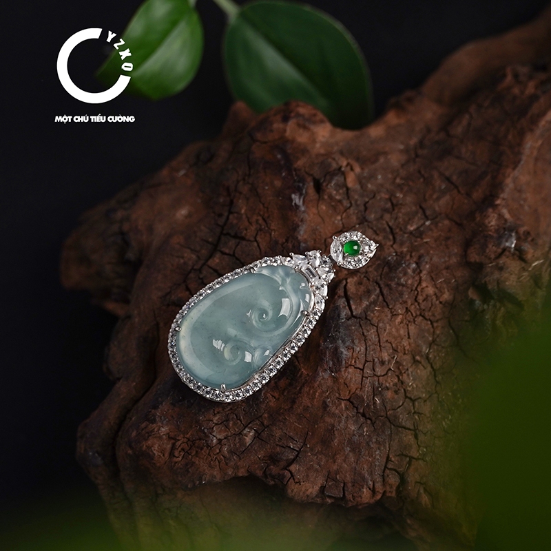 Mặt Dây Chuyền Như Ý Ngọc Phỉ Thúy Guatemala YZXQ - Mã D56A