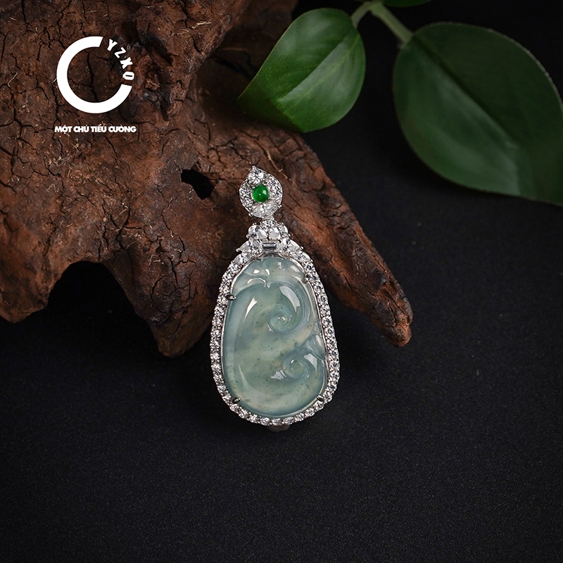 Mặt Dây Chuyền Như Ý Ngọc Phỉ Thúy Guatemala YZXQ - Mã D56A
