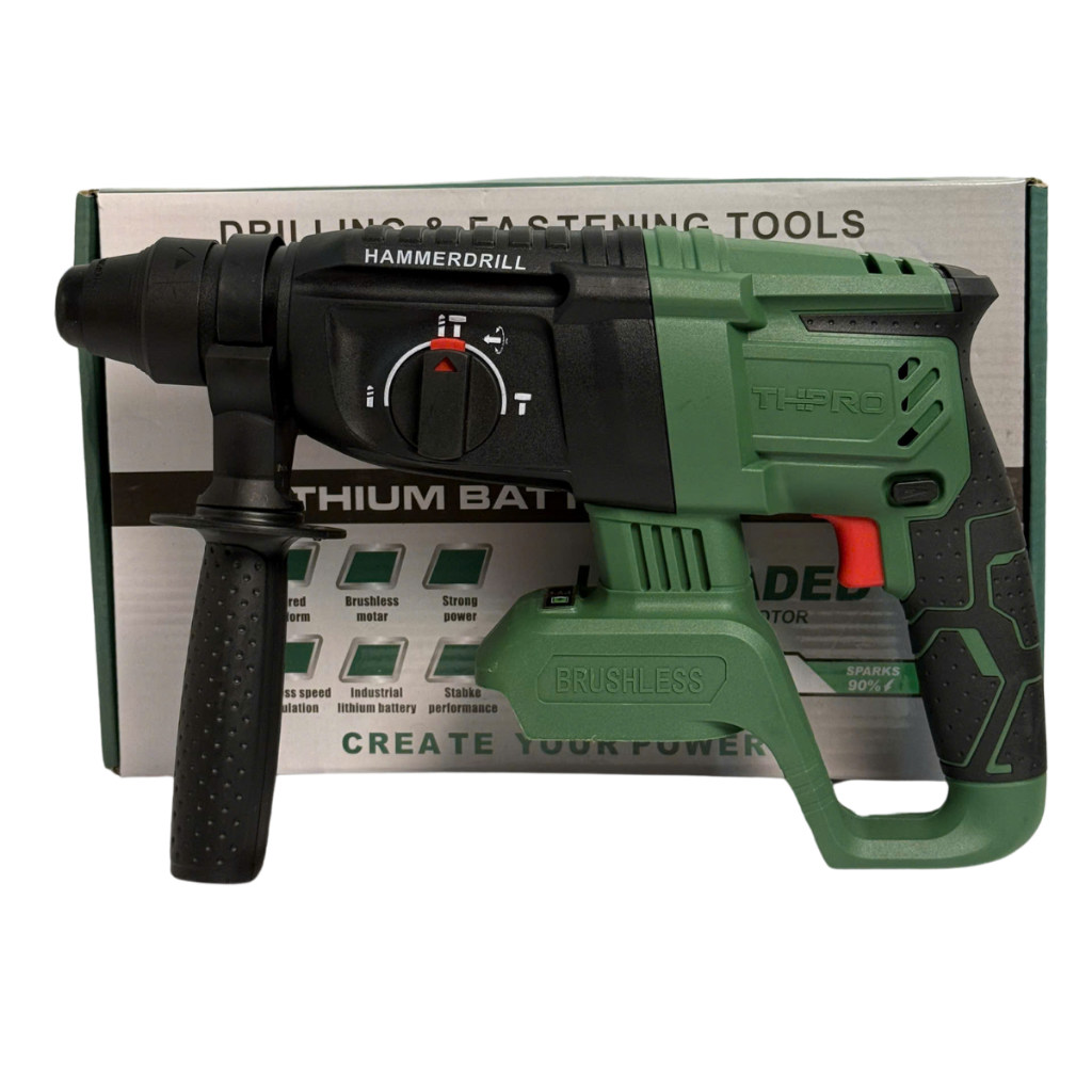 Combo Khoan Bê Tông THPRO TH226 Và Thân mài TH-8100 Động Cơ Không Chổi Than Lõi Đồng Kèm Pin 1Pin 15cell Và Sạc