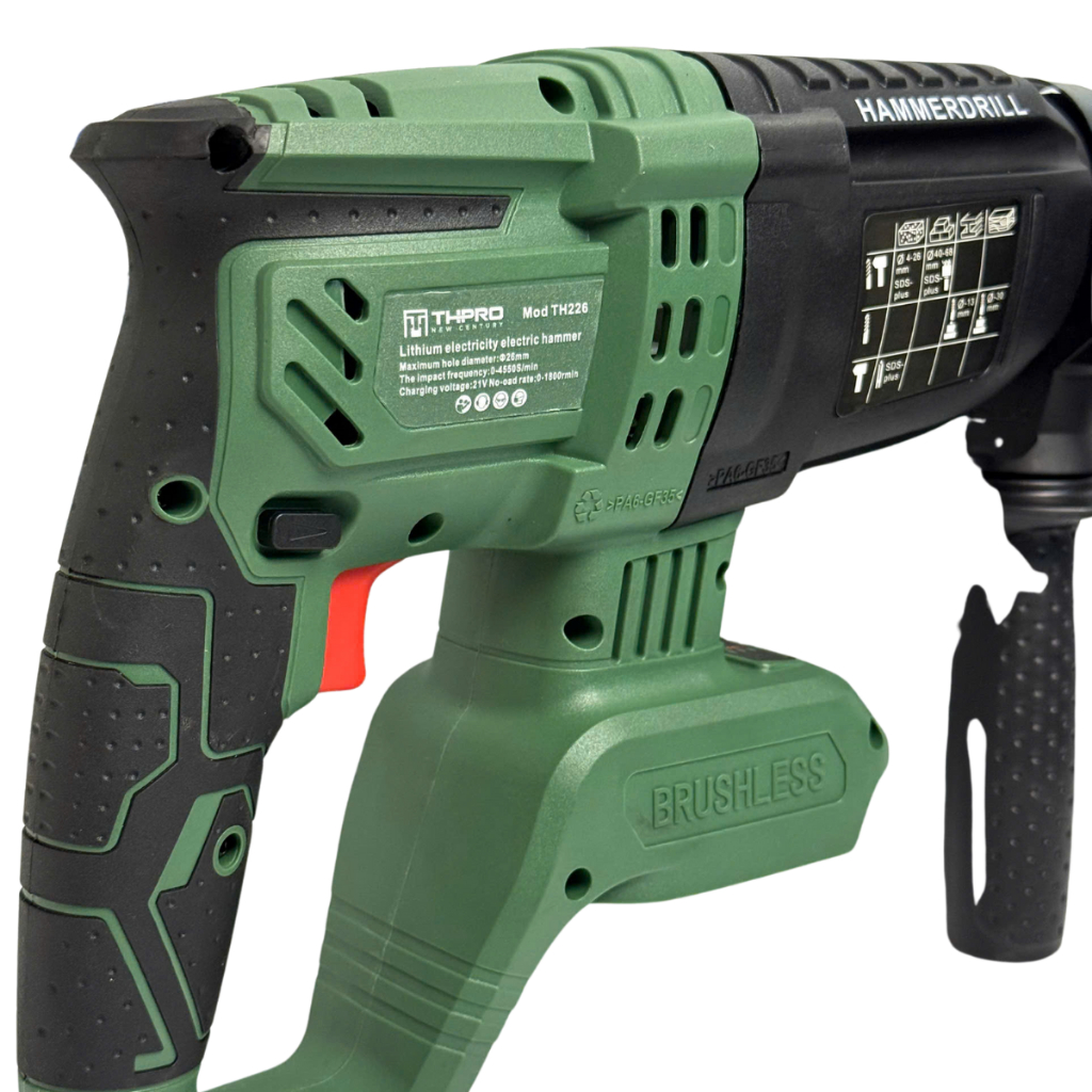 Combo Khoan Bê Tông THPRO TH226 Và Thân mài TH-8100 Động Cơ Không Chổi Than Lõi Đồng Kèm Pin 1Pin 15cell Và Sạc