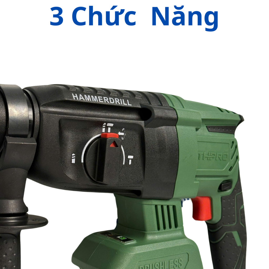 Thân Khoan Bê Tông THPRO TH226 Động Cơ Không Chổi Than Lõi Đồng
