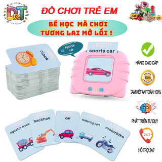 Máy đọc thẻ tiếng anh flashcard, máy đọc thẻ song ngữ anh việt, thẻ học thông minh cho bé học tiếng anh nói tiếng việt