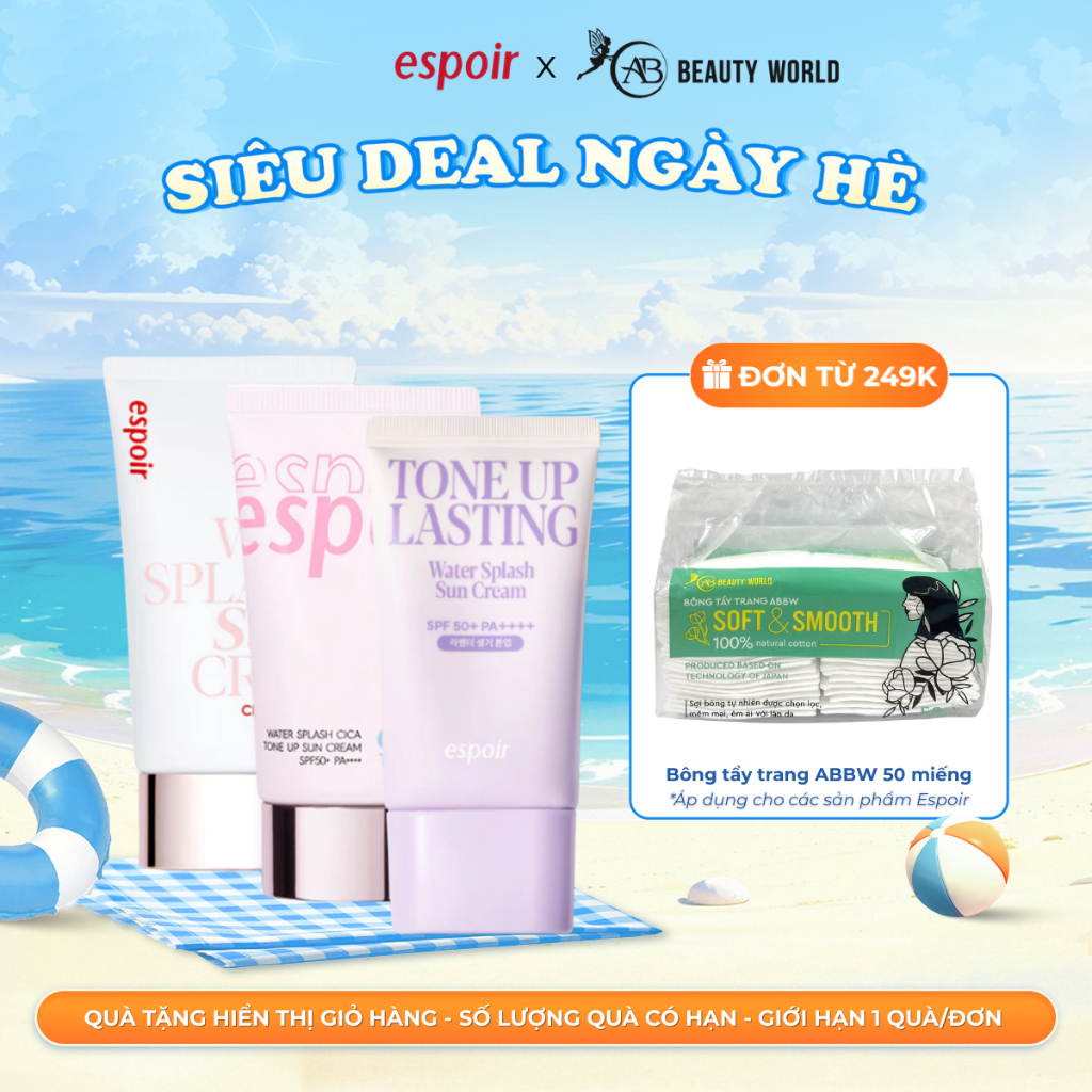 Crème Solaire Espoir Water Splash SPF50+ PA++++ - 60ml - Céramide - Vegan - K-beauty - Neuf