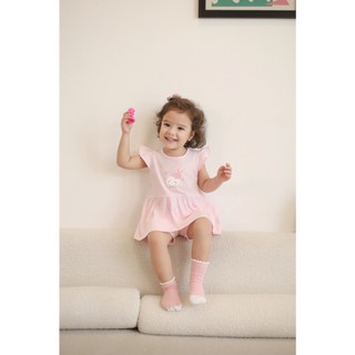 M&B (6M-3Y) Bộ quần áo lửng cánh tiên 100% cotton thoáng mát, hoạ tiết đáng yêu dành cho bé gái từ 7kg4 đến 15kg