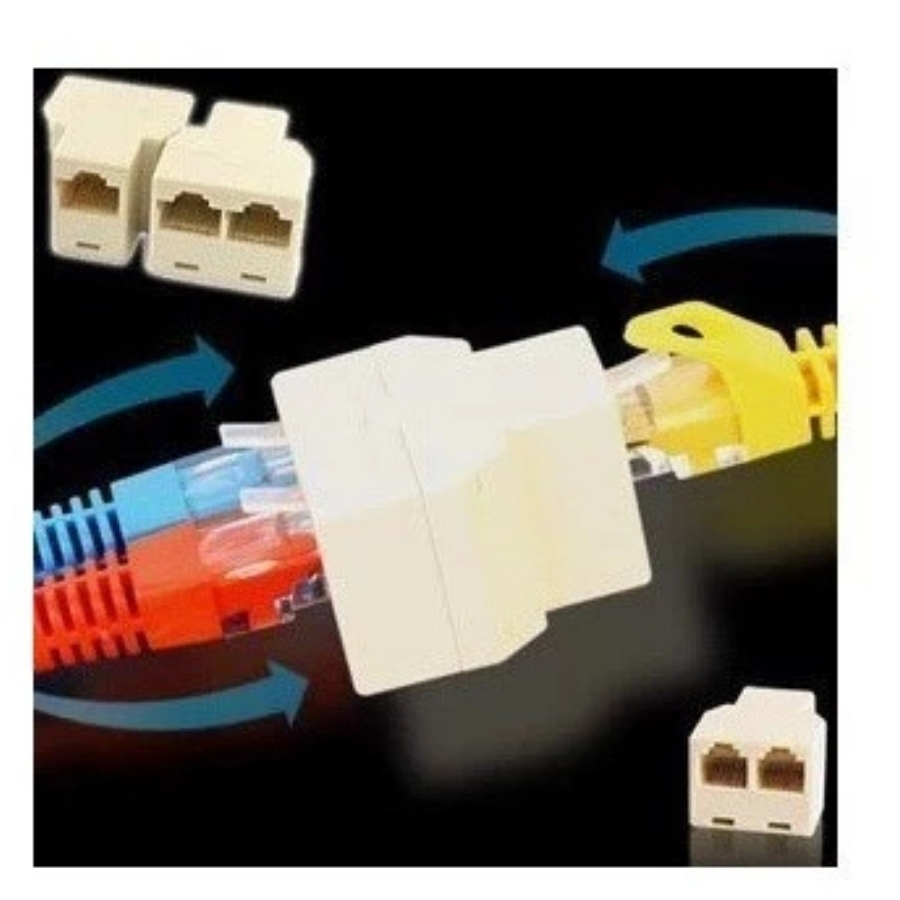Đầu nối mạng Đầu chia mạng LAN 1 RA 2 RJ45 thiết kế nhỏ gọn dễ dàng kết nối internet