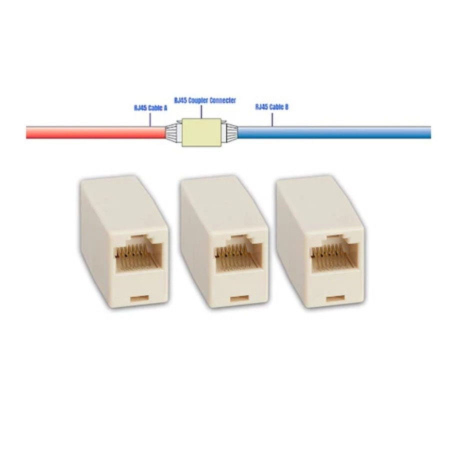 Đầu nối mạng Đầu chia mạng LAN 1 RA 2 RJ45 thiết kế nhỏ gọn dễ dàng kết nối internet