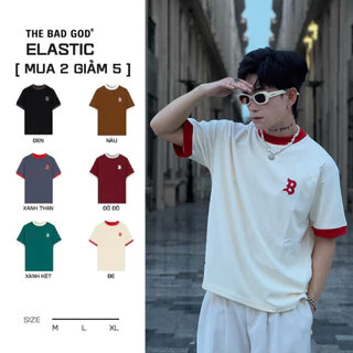 Áo Thun Cổ Tròn Nam Nữ The Bad God Elastic Tee Back To School Form Boxy Thun Tổ Ong Unisex Local Brand Áo Phông