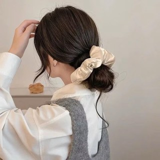 IK Cột Tóc Buộc Tóc Scrunchies Hoa, Ren Loại Lớn Sang Chảnh Xinh Xắn K260
