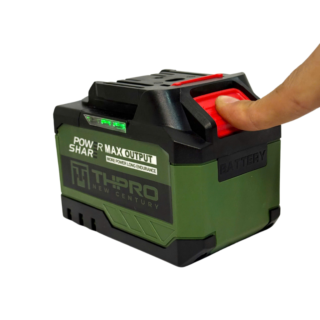 Pin 15cell THPRO Có Đèn Báo Dung Lượng , Vỏ ABS Chống Sốc Chống Va Đập Chân Pin Phổ Thông