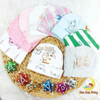 Nón sơ sinh bé trai gái hiệu Hotga