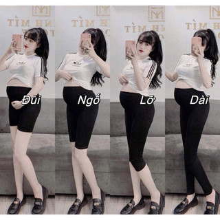 TỔNG HỢP CÁC MẪU QUẦN BẦU ZIP BỤNG TRÒN CÓ CHUN CHỈNH - Đùi - Ngố - Lỡ - Dài