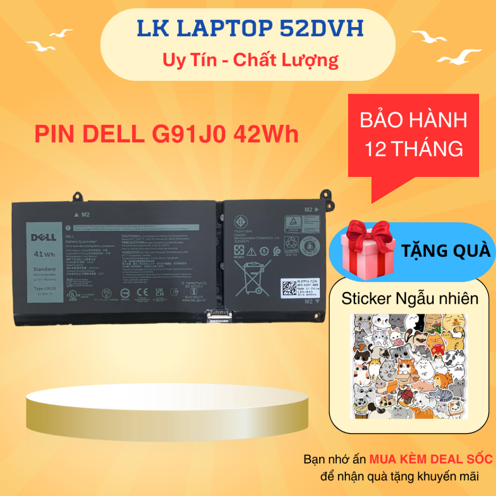 PIN DELL LATITUDE 3420 3320 3520, Vostro 3510 3511 3515 5310 5410 5415 5510 5515 G91J0 V6W33 TN70C