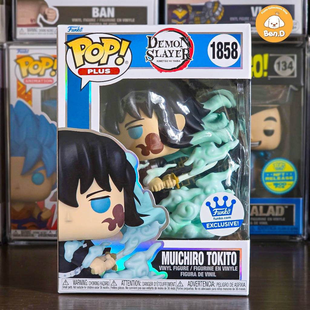 Demon Slayer   Muichiro Tokito Glow In The Dark 4" Pop! Enamel Pin By - Foto 6