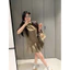 𝐘𝐚𝐧𝐠𝐡𝐢 𝐜𝐥𝐨𝐭𝐡𝐞𝐬 Váy gấm hoạ tiết G chân xếp ly sang chảnh