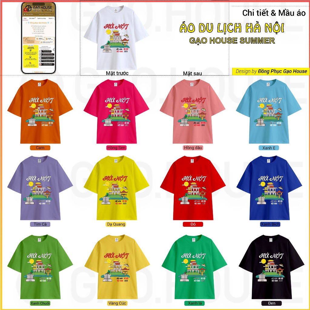 Đánh Giá Áo Thun Gạo House 100% Cotton - Áo Nhóm, Gia Đình, Du Lịch Đáng Mua Nhất 2024