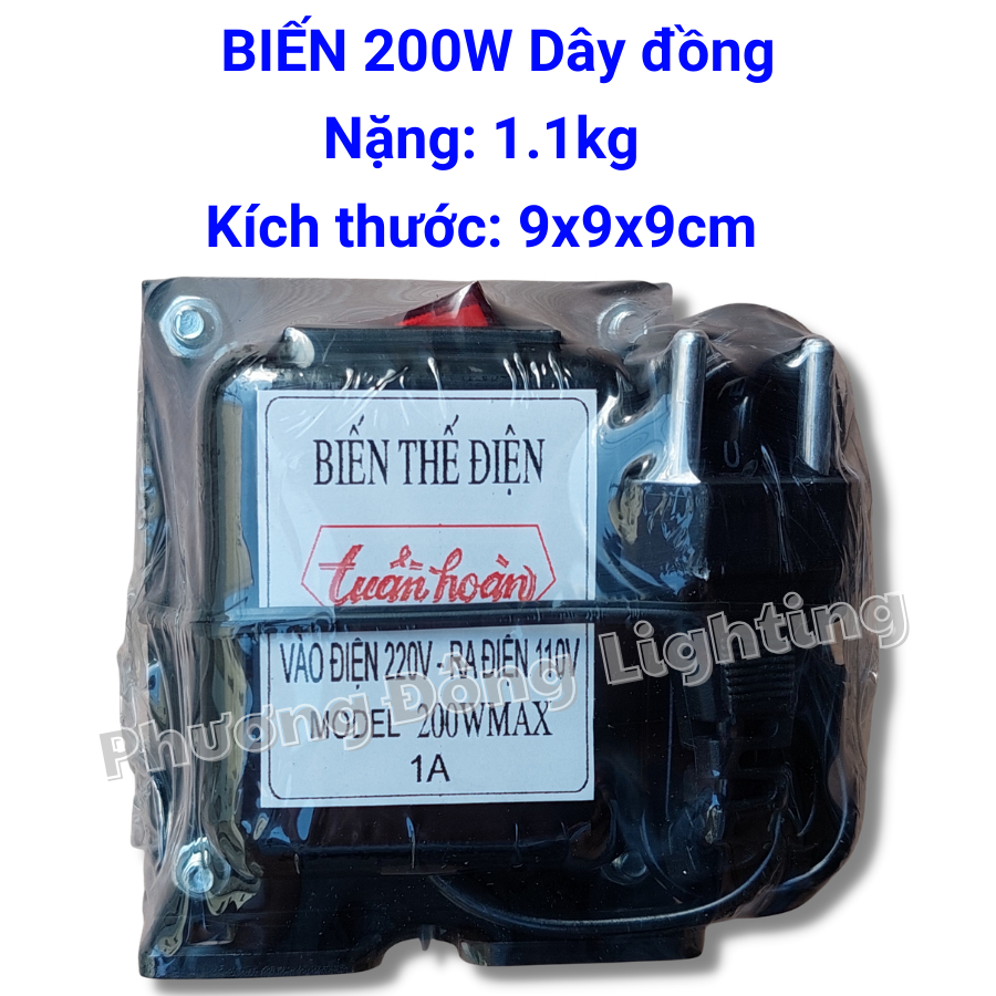 Biến áp chuyển điện 220V sang 110V 180W - 200W - 300W - 500W