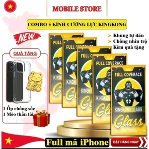 COMBO 2-5 Kính Cường Lực Kinh Kong Chống Nhìn Chộm