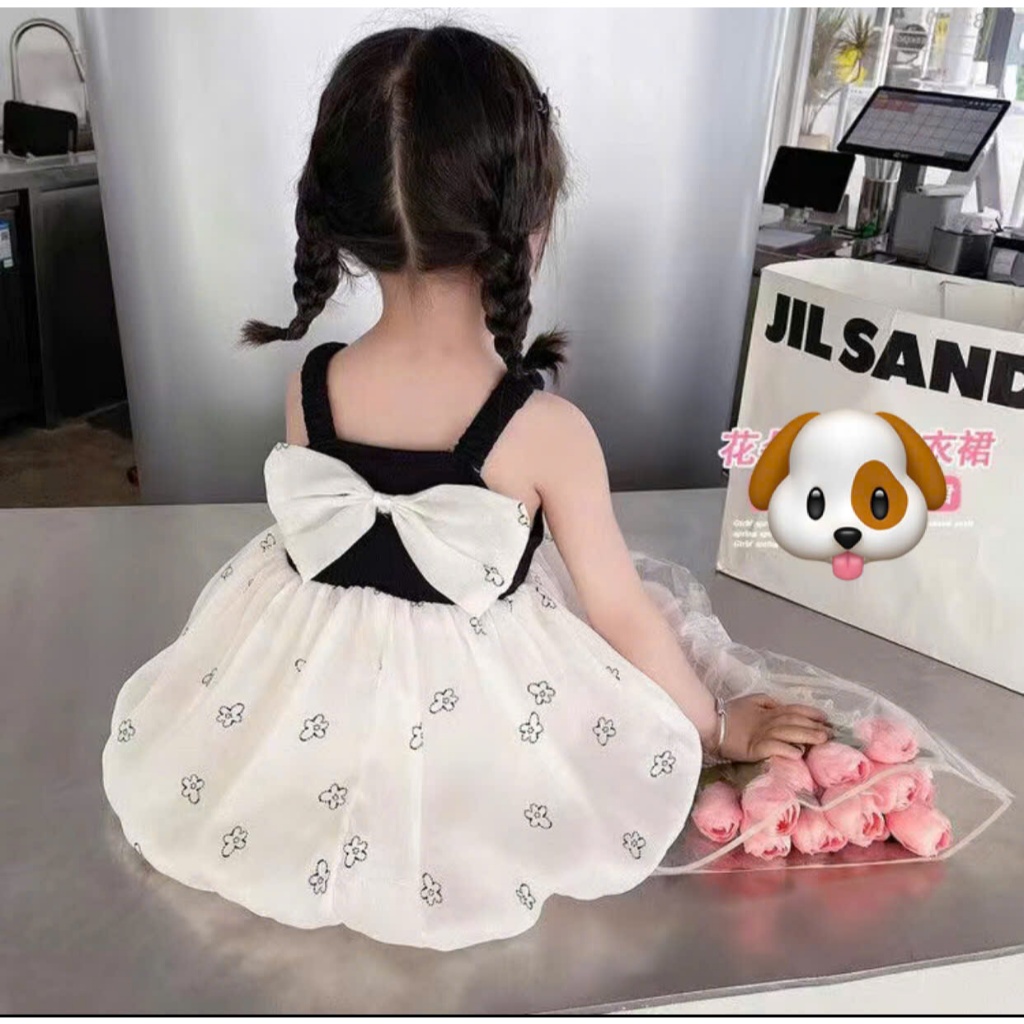 Đầm Công Chúa Hai Dây Dành Cho Bé Gái( từ 0-3 tuổi)