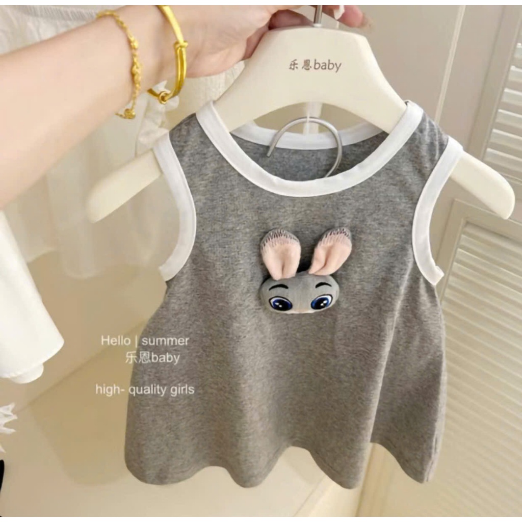 Váy Ba Lỗ Cho Bé Gái từ 8-20kg Chất Cotton Co Giãn Dành Cho Bé Từ 1-5 Tuổi