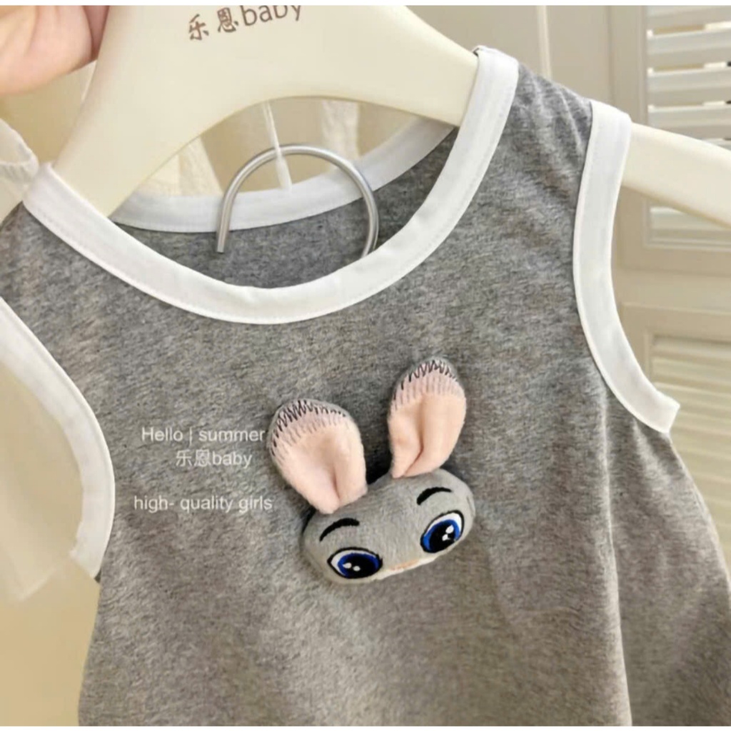 Váy Ba Lỗ Cho Bé Gái từ 8-20kg Chất Cotton Co Giãn Dành Cho Bé Từ 1-5 Tuổi
