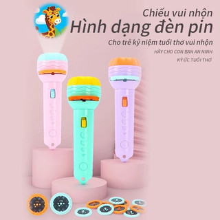Đồ chơi đèn pin chiếu hình 24 - 80 hình đã gồm đèn - hình chiếu - sẵn pin - cho bé khám phá thỏa thích