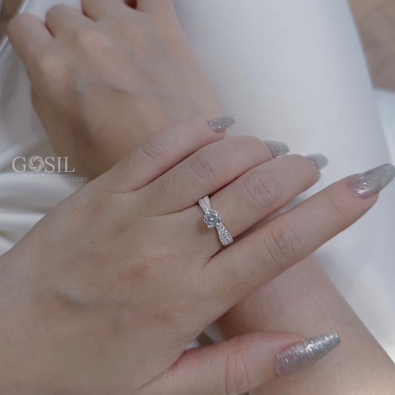 925 Silver Ring by GOSIL Trang sức bạc