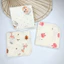 Set 5-10 khăn sữa xô muslin 2 lớp và 4 lớp Vắt Sổ mềm mại siêu thấm hút cho bé sơ sinh, bé trai bé gái