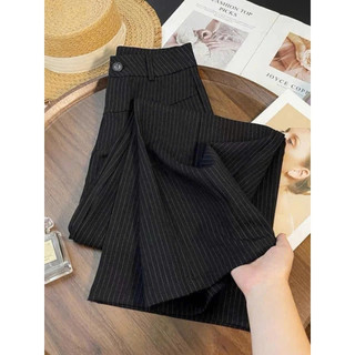 Quần Dài Nữ Ống Rộng, Quần Ống Rộng Nữ Sọc Dài ELEGANTE Boutique Dễ Mang Thời Trang Nữ Dạo Phố