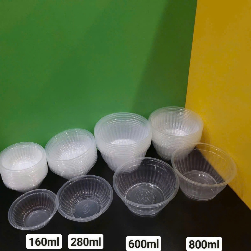 50 Bát bí dùng 1 lần đựng chè , nước chấm, cơm canh tiện dụng